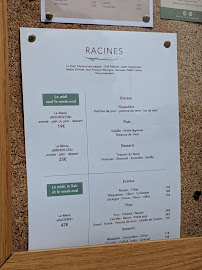 Restaurant Racines Etaples sur Mer à Étaples menu