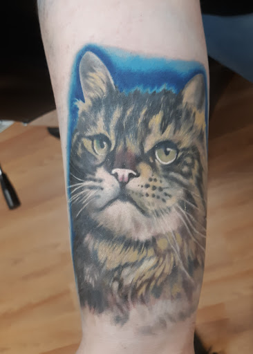 Explore stick and poke tattoos ideas, creative tattoo ideas in Gardiner, available at Touch of Grey Tattoo