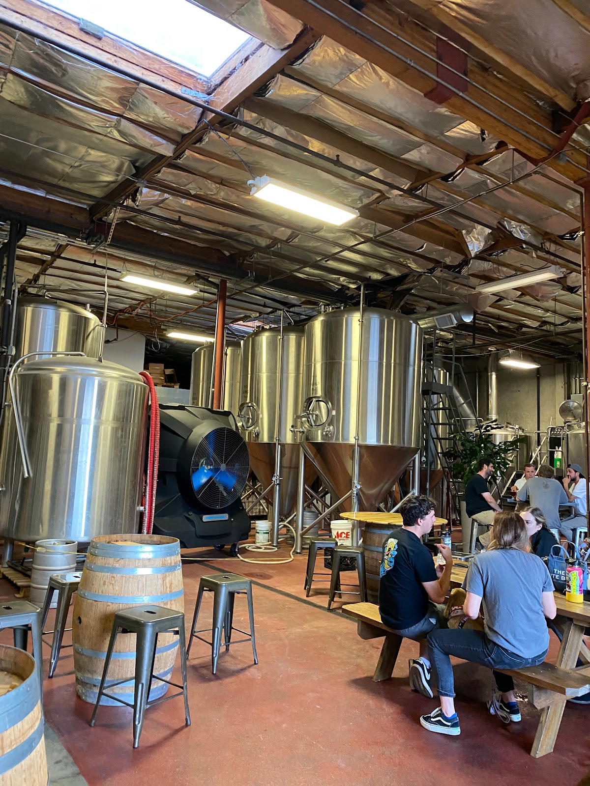 A row of beer taps