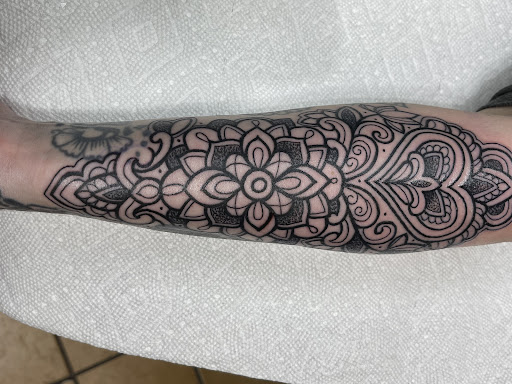 Explore fc barcelona tattoo ideas, creative tattoo ideas in Taos, available at Muerte Tattoo Taos