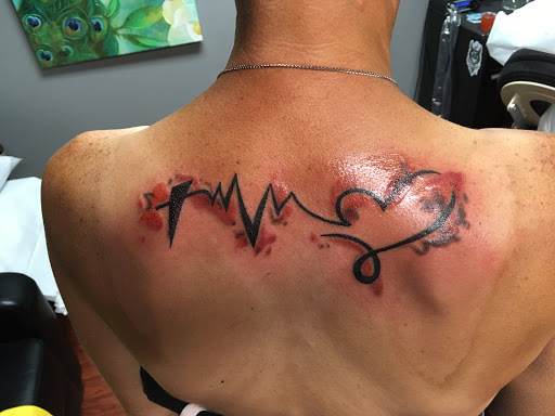 Explore tattoo ideas for the back of the neck, creative tattoo ideas in Coldwater, available at Relevant Tattoo and Piercing
