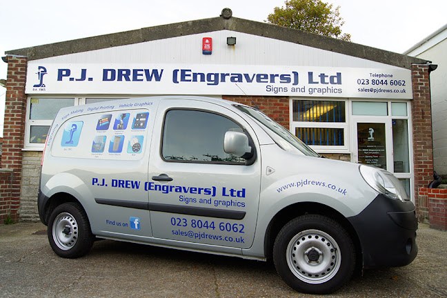 Reviews of P.J Drew (Engravers) Ltd in Southampton - Graphic designer