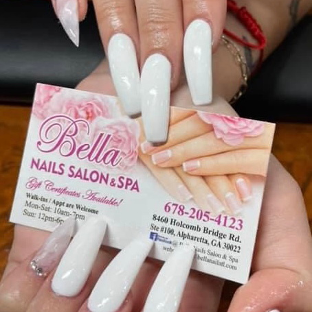 Nail Salon «Bella Nail Salon & Spa», reviews and photos, 8460 Holcomb Bridge Rd, Alpharetta, GA 30022, USA