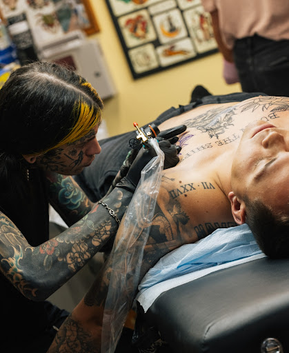 Explore step dad tattoo ideas, creative tattoo ideas in San Diego, available at Crybaby Tattoo