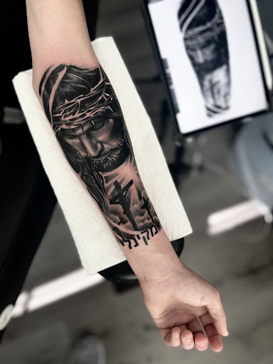 Explore mens sleeve tattoos ideas, creative tattoo ideas in Hattiesburg, available at Everything Prime Art Studio