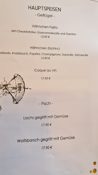 Restaurant Da Vinci Restaurant à Rheinmünster - menu / carte