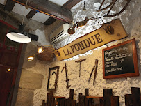 Carte du Restaurant La Fondue à Grenoble