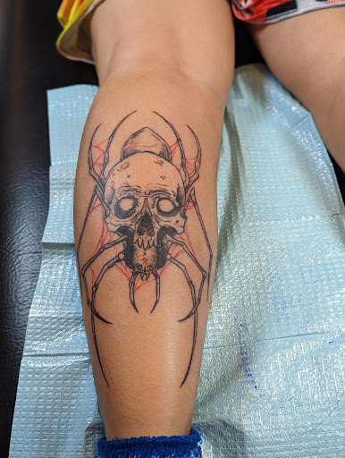 Explore simple stick and poke tattoo ideas, creative tattoo ideas in New Orleans, available at Catahoula Tattoo 