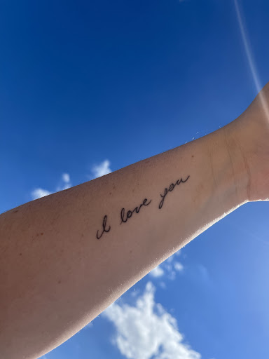 Explore tie dye tattoo ideas, creative tattoo ideas in Danvers, available at The Kingdom Tattoo Co.