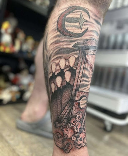 Explore tattoo ideas for first born, creative tattoo ideas in Platteville, available at Ye Old Tattoo Shoppe, llc