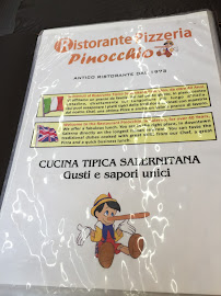 Carte du Pinocchio à Salerno