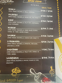 Savory à Lyon menu