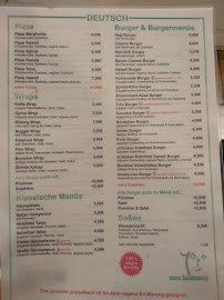 Restaurant végétalien Yoyo Foodworld à Berlin (le menu)