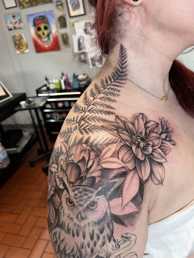 Explore princess mononoke tattoo ideas, creative tattoo ideas in Elmira, available at Silva Ink Gallery