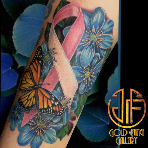 Explore waistline tattoo ideas, creative tattoo ideas in Oklahoma City, available at Gold Fang Gallery