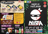 Carte du Ninja Thai à Aulnay-sous-Bois