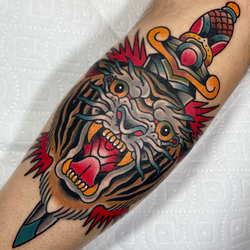 Find music tattoo ideas for men for your next unique tattoo in Senoia at Messenger Tattoo Studio