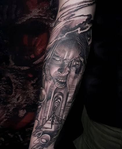 Explore tattoo ideas for father and son, creative tattoo ideas in Ambler, available at Tattoo GalaxyAmbler Piercing & Custom Tattoos