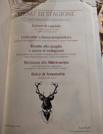 Trattoria al Paradiso à Paradiso menu