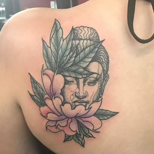 Explore spine tattoo ideas for females, creative tattoo ideas in Rowlett, available at Fresh Image Tattoo Studios