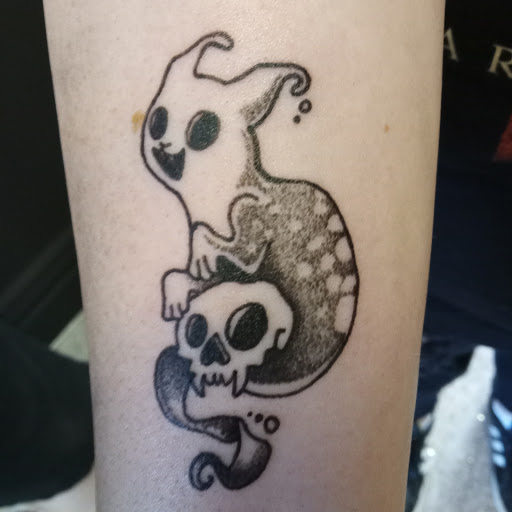 Explore name hand tattoo ideas, creative tattoo ideas in Meadville, available at Lucky Lucys Tattoo and Art Studio