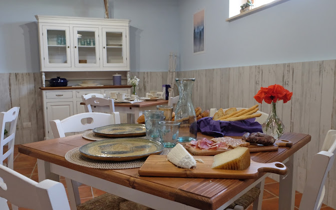 Cuisine Chambre d'hôtes B&B L'Orto Sul Poggio 01015 Sutri