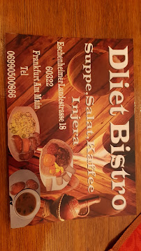 Restaurant érythréen Dliet Bistro à Frankfurt (la carte)