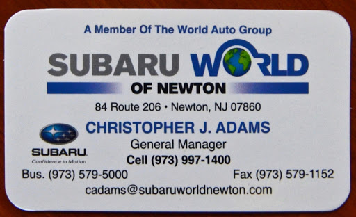 Subaru Dealer «Subaru World of Newton», reviews and photos, 84 Hampton House Rd, Newton, NJ 07860, USA