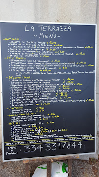 La Terrazza à Trieste menu
