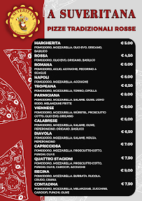 Menu du A Suveritana à Soveria Simeri