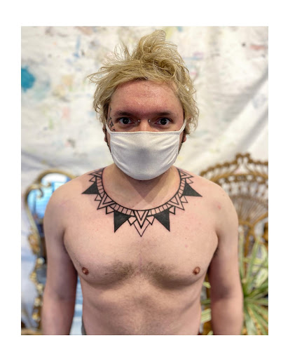 Explore black heart tattoo ideas, creative tattoo ideas in Moline, available at ARTIST AIMEE TATTOOS - AF Tattoo Studio