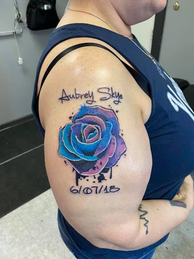 Explore feminine horse tattoo ideas, creative tattoo ideas in Hudson Falls, available at ALTERED ADDICTION TATTOOS