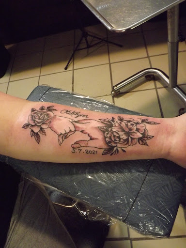 Explore tattoo basketball ideas, creative tattoo ideas in Princeton, available at Custom Dreams Tattooing and Body Piercing
