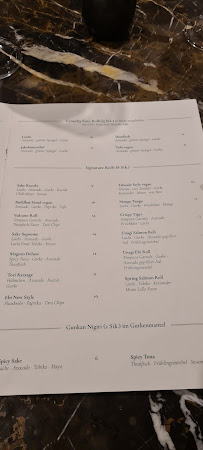 Restaurant asiatique DÜC à Saarbrücken (la carte)