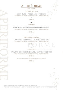 Carte du Ristorante Forme - Fish Restaurant & Lounge Bar à Formello