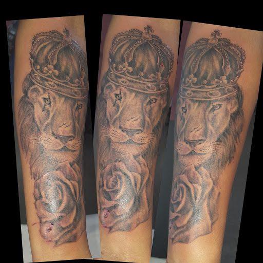 Explore black clover tattoo ideas, creative tattoo ideas in Oak Forest, available at Peace Of Art Tattoo And Art Studio