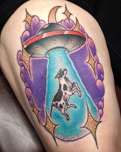 Explore yin yang tattoo ideas for guys, creative tattoo ideas in West Jefferson, available at Black Dagger Tattoo Collective