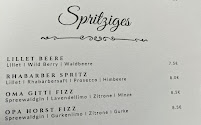 Menu du Fisch-Borke à Berlin