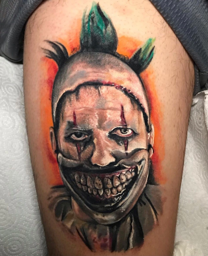 Explore betrayal tattoo ideas, creative tattoo ideas in Wichita Falls, available at Firme Copias Tattoo shop