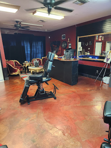 Explore tattoo shop decor ideas, creative tattoo ideas in Inverness, available at The Perfect Spot Tattoos