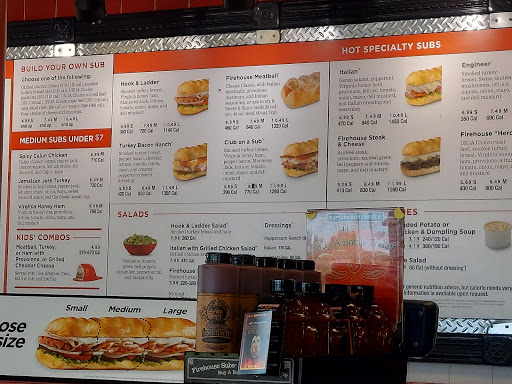 Sandwich Shop «Firehouse Subs», reviews and photos, 1850 E Main St, Plainfield, IN 46168, USA
