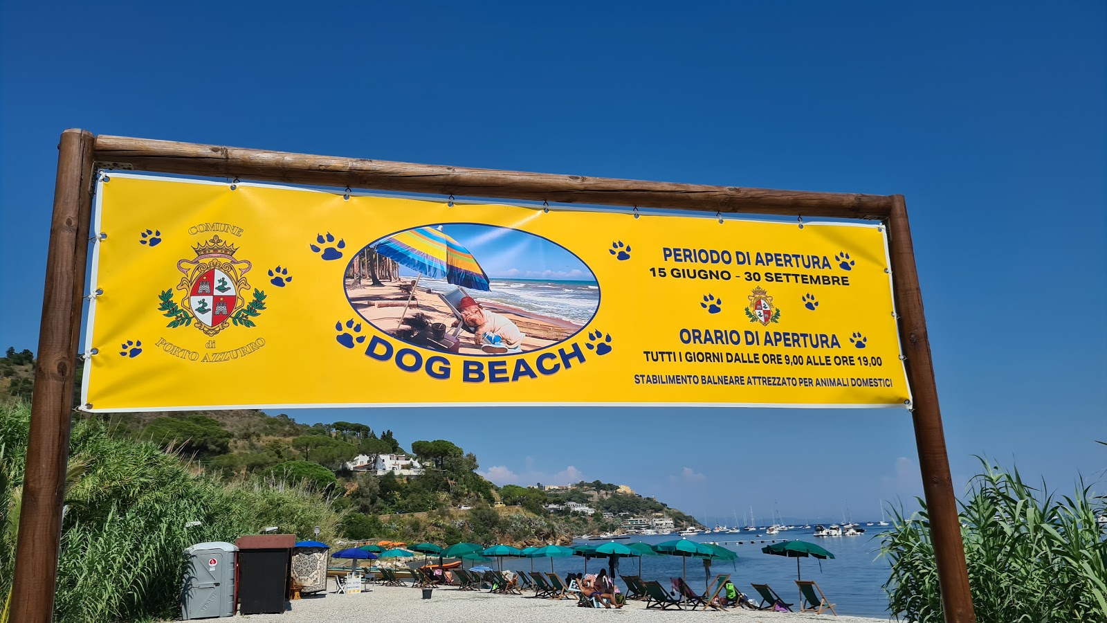 Foto van Mola beach met turquoise puur water oppervlakte