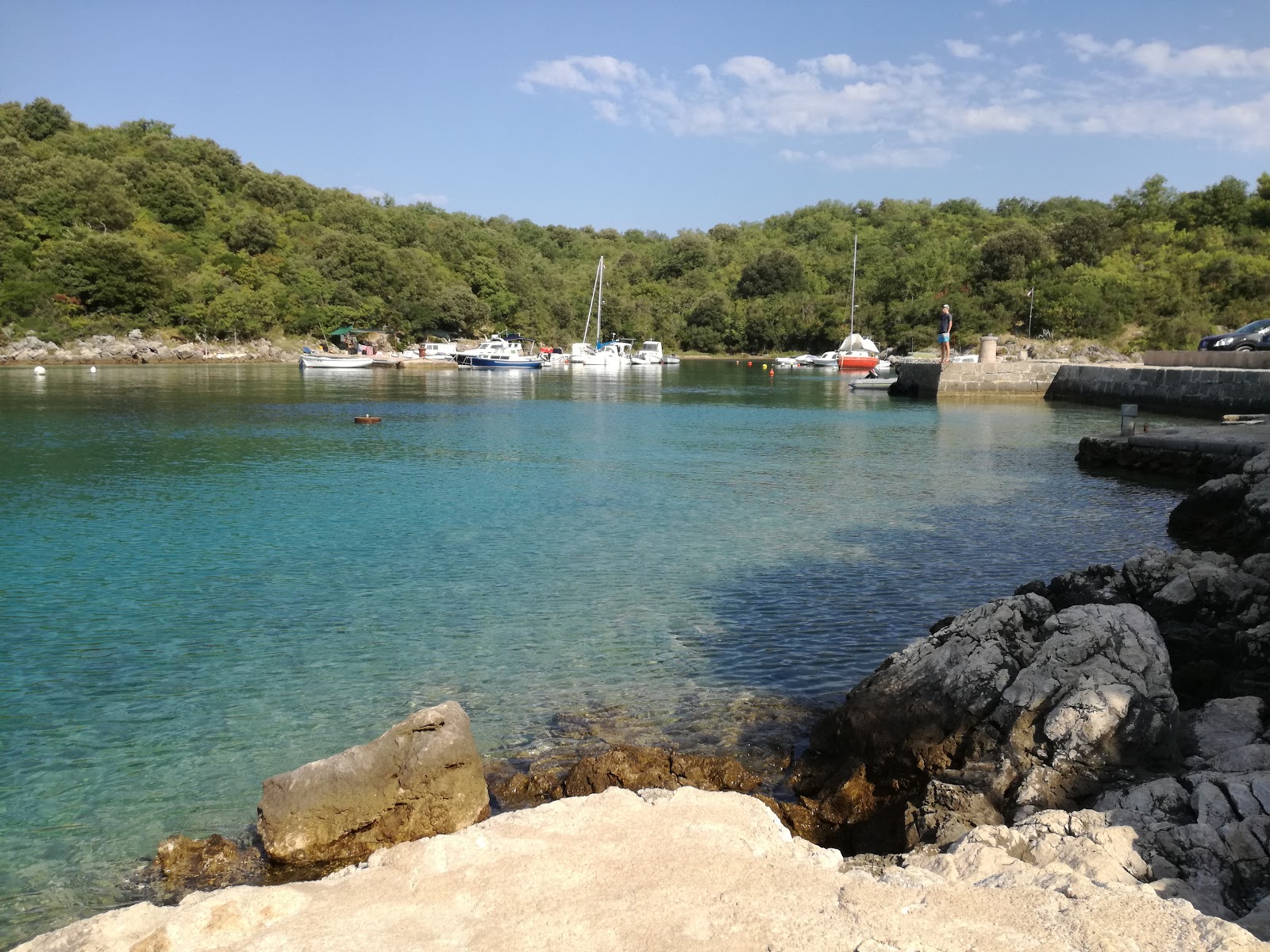 Photo of Torkul beach and the settlement