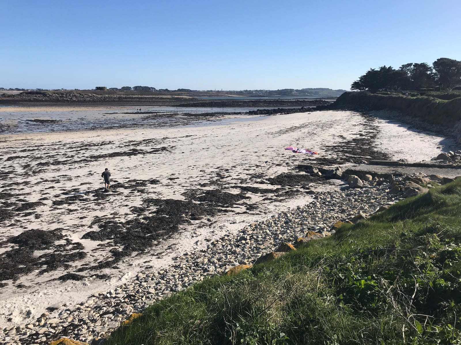 Foto von Plage de Penn Enez und die siedlung