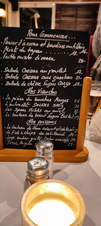 CARGO à Vallauris menu