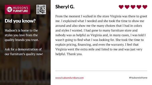 Furniture Store «Hudson’s Furniture & Mattress Outlet», reviews and photos, 3290 W 1st St, Sanford, FL 32771, USA