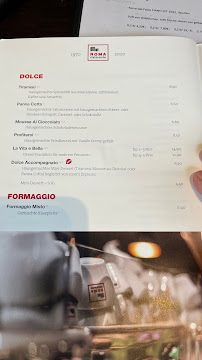 Carte du Ristorante Roma à Prien am Chiemsee