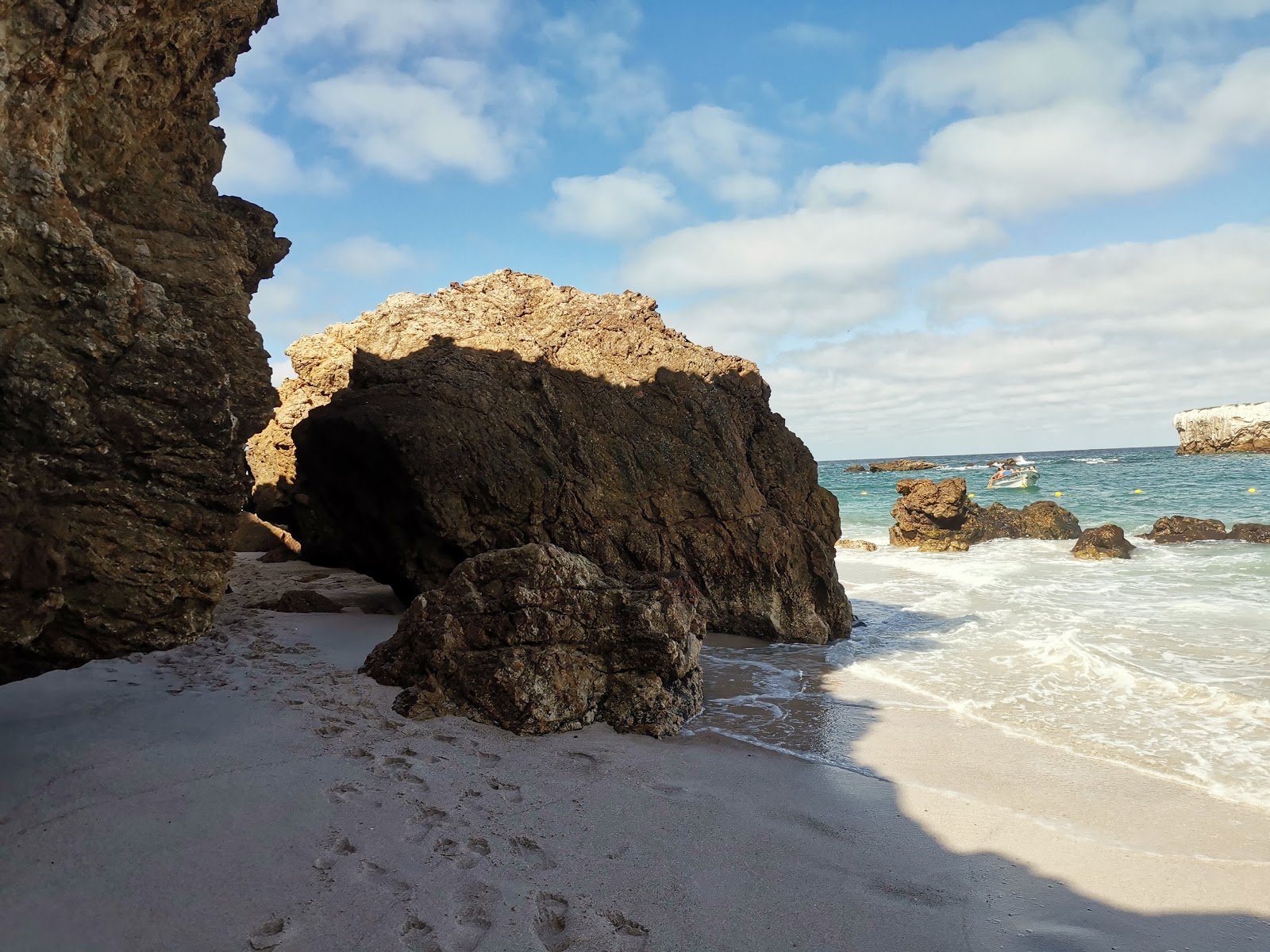 Zdjęcie Playa la nopalera beach położony w naturalnym obszarze