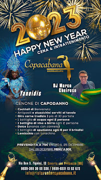 Restaurant brésilien Ristorante Copacabana à Cavaria con Premezzo (la carte)