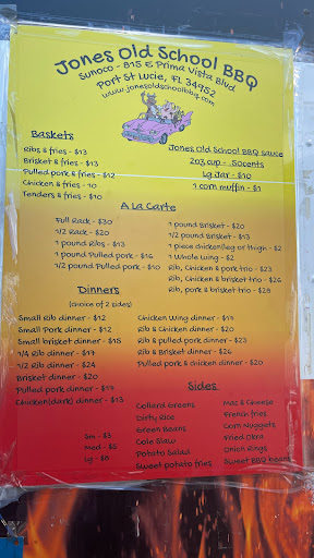 Barbecue Restaurant «Jones Old School BBQ», reviews and photos, 815 East Prima Vista Blvd, Port St Lucie, FL 34925, USA